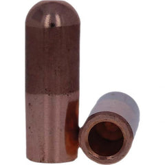 Tuffaloy - Spot Welder Tips For Use With: 5RW Electrode Holder Type: Straight Tip B Nose (Dome) - USA Tool & Supply