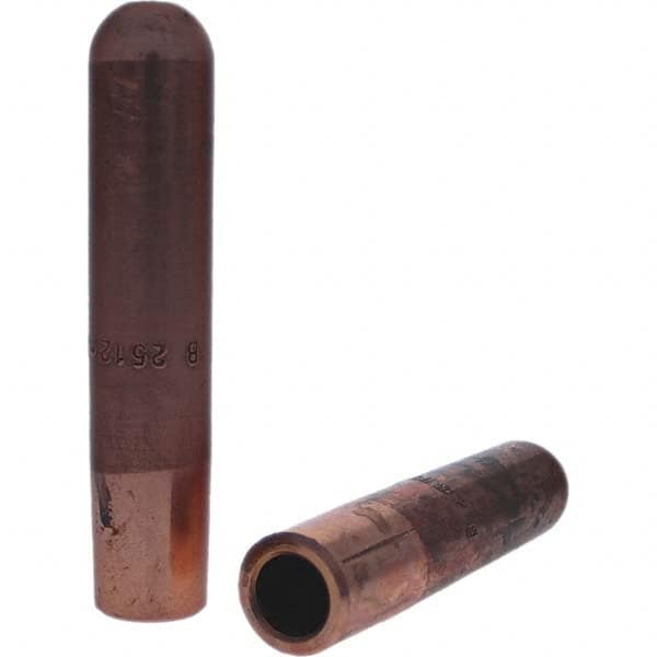 Tuffaloy - Spot Welder Tips For Use With: 6RW Electrode Holder Type: Straight Tip B Nose (Dome) - USA Tool & Supply