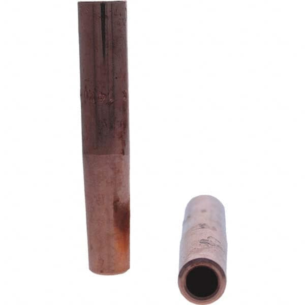 Tuffaloy - Spot Welder Tips For Use With: 4RW Electrode Holder Type: Straight Tip C Nose (Flat) - USA Tool & Supply