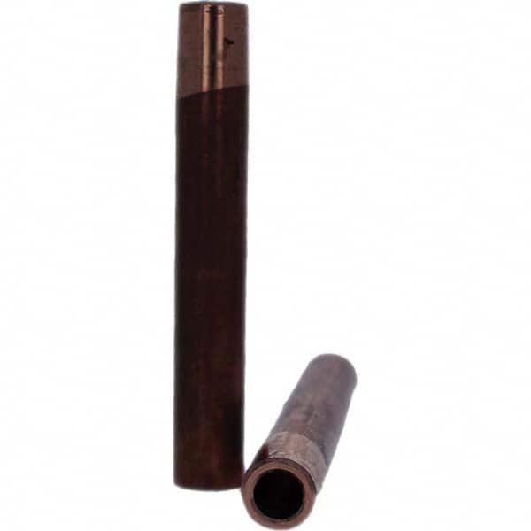 Tuffaloy - Spot Welder Tips For Use With: 7RW Electrode Holder Type: Straight Tip C Nose (Flat) - USA Tool & Supply