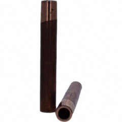 Tuffaloy - Spot Welder Tips For Use With: 7RW Electrode Holder Type: Straight Tip C Nose (Flat) - USA Tool & Supply
