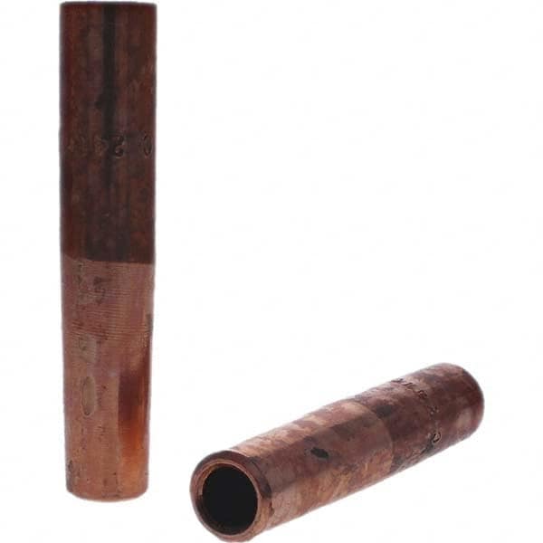 Tuffaloy - Spot Welder Tips For Use With: 4RW Electrode Holder Type: Straight Tip C Nose (Flat) - USA Tool & Supply
