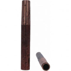 Tuffaloy - Spot Welder Tips For Use With: 4RW Electrode Holder Type: Straight Tip C Nose (Flat) - USA Tool & Supply