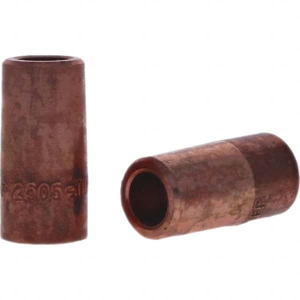 Tuffaloy - Spot Welder Tips For Use With: 5RW Electrode Holder Type: Straight Tip C Nose (Flat) - USA Tool & Supply