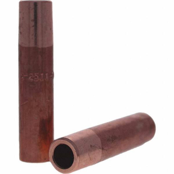 Tuffaloy - Spot Welder Tips For Use With: 5RW Electrode Holder Type: Straight Tip C Nose (Flat) - USA Tool & Supply