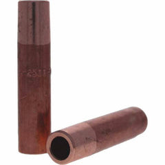 Tuffaloy - Spot Welder Tips For Use With: 5RW Electrode Holder Type: Straight Tip C Nose (Flat) - USA Tool & Supply