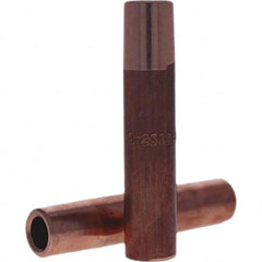 Tuffaloy - Spot Welder Tips For Use With: 5RW Electrode Holder Type: Straight Tip C Nose (Flat) - USA Tool & Supply