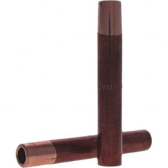 Tuffaloy - Spot Welder Tips For Use With: 5RW Electrode Holder Type: Straight Tip C Nose (Flat) - USA Tool & Supply
