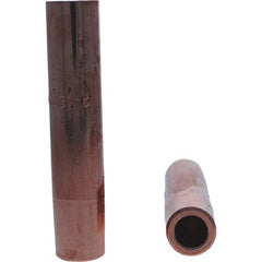 Tuffaloy - Spot Welder Tips For Use With: 6RW Electrode Holder Type: Straight Tip C Nose (Flat) - USA Tool & Supply