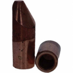 Tuffaloy - Spot Welder Tips For Use With: 5RW Electrode Holder Type: Straight Tip D Nose (Offset) - USA Tool & Supply