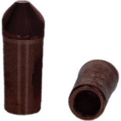 Tuffaloy - Spot Welder Tips For Use With: 4RW Electrode Holder Type: Straight Tip D Nose (Offset) - USA Tool & Supply