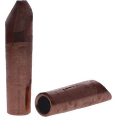Tuffaloy - Spot Welder Tips For Use With: 4RW Electrode Holder Type: Straight Tip D Nose (Offset) - USA Tool & Supply