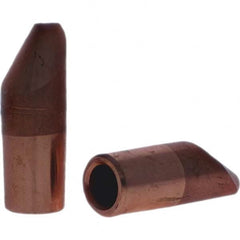 Tuffaloy - Spot Welder Tips For Use With: 5RW Electrode Holder Type: Straight Tip D Nose (Offset) - USA Tool & Supply
