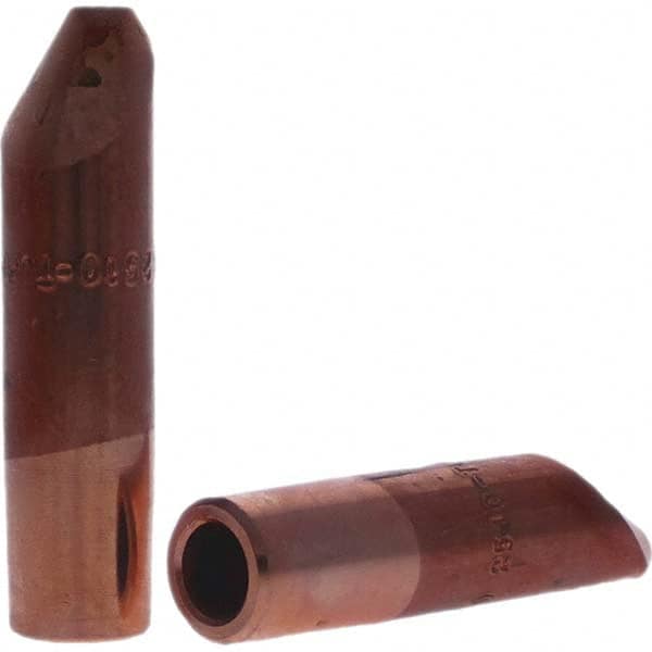 Tuffaloy - Spot Welder Tips For Use With: 5RW Electrode Holder Type: Straight Tip D Nose (Offset) - USA Tool & Supply
