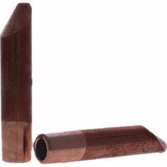 Tuffaloy - Spot Welder Tips For Use With: 5RW Electrode Holder Type: Straight Tip D Nose (Offset) - USA Tool & Supply