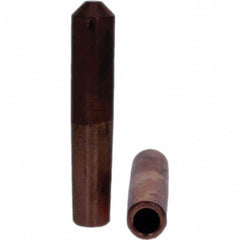 Tuffaloy - Spot Welder Tips For Use With: 4RW Electrode Holder Type: Straight Tip E Nose (Truncated) - USA Tool & Supply