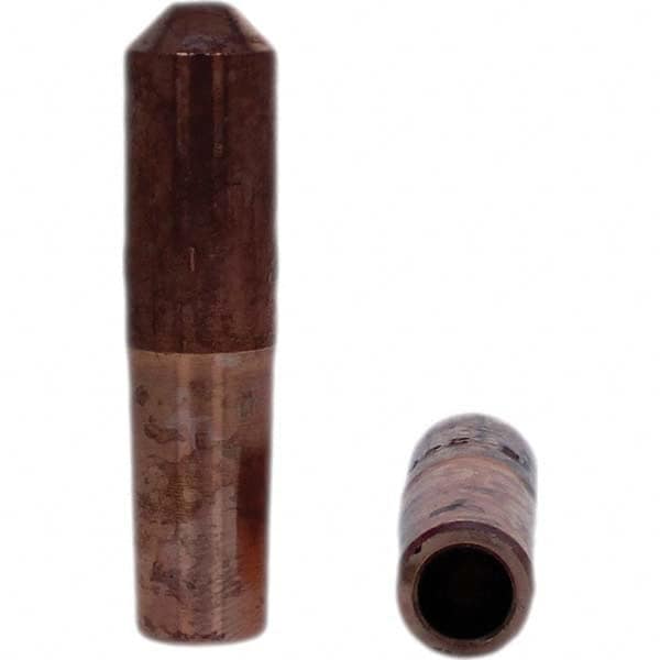 Tuffaloy - Spot Welder Tips For Use With: 4RW Electrode Holder Type: Straight Tip E Nose (Truncated) - USA Tool & Supply