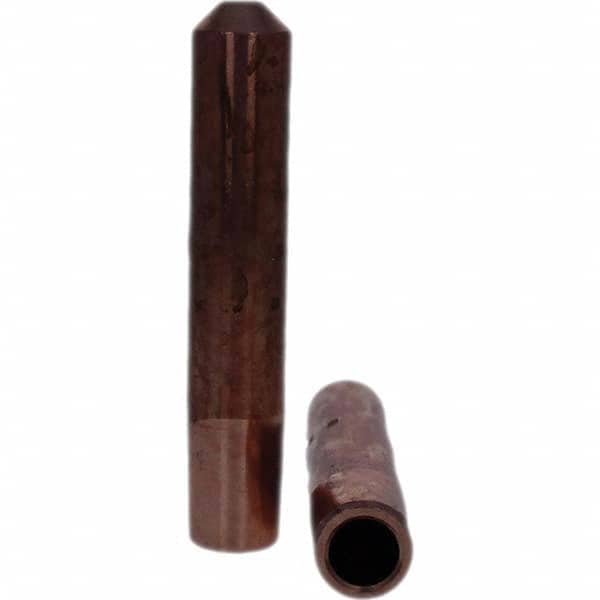 Tuffaloy - Spot Welder Tips For Use With: 7RW Electrode Holder Type: Straight Tip E Nose (Truncated) - USA Tool & Supply