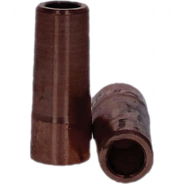 Tuffaloy - Spot Welder Tips For Use With: 4RW Electrode Holder Type: Straight Tip F Nose (Radius) - USA Tool & Supply