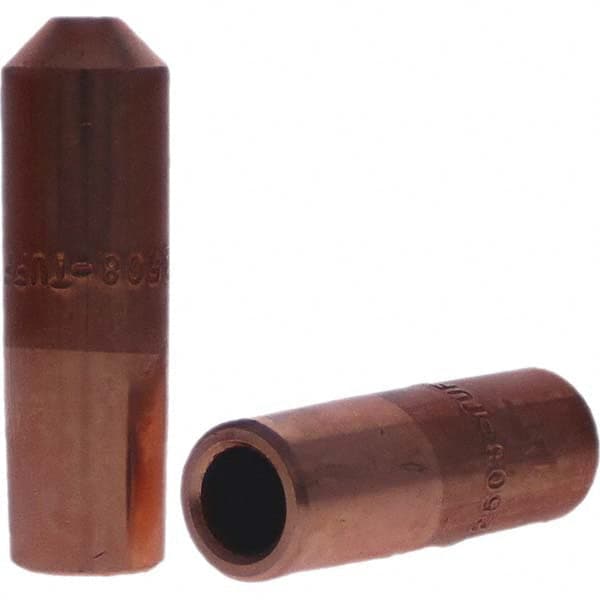 Tuffaloy - Spot Welder Tips For Use With: 6RW Electrode Holder Type: Straight Tip E Nose (Truncated) - USA Tool & Supply