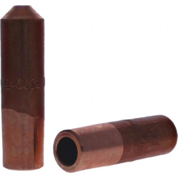 Tuffaloy - Spot Welder Tips For Use With: 6RW Electrode Holder Type: Straight Tip E Nose (Truncated) - USA Tool & Supply