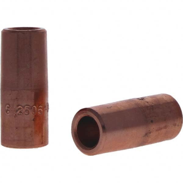 Tuffaloy - Spot Welder Tips For Use With: 5RW Electrode Holder Type: Straight Tip F Nose (Radius) - USA Tool & Supply