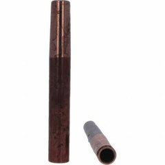 Tuffaloy - Spot Welder Tips For Use With: 4RW Electrode Holder Type: Straight Tip F Nose (Radius) - USA Tool & Supply