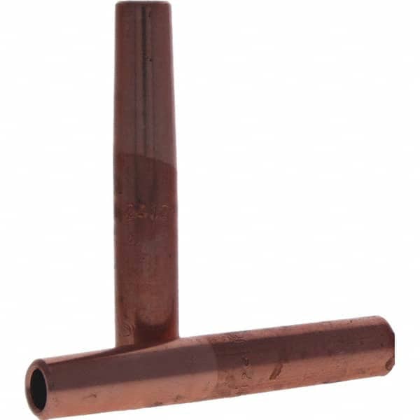 Tuffaloy - Spot Welder Tips For Use With: 4RW Electrode Holder Type: Straight Tip F Nose (Radius) - USA Tool & Supply