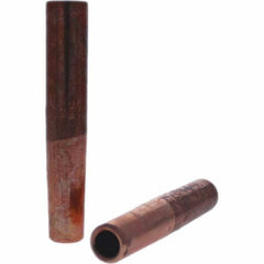 Tuffaloy - Spot Welder Tips For Use With: 4RW Electrode Holder Type: Straight Tip F Nose (Radius) - USA Tool & Supply