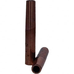 Tuffaloy - Spot Welder Tips For Use With: 4RW Electrode Holder Type: Straight Tip F Nose (Radius) - USA Tool & Supply