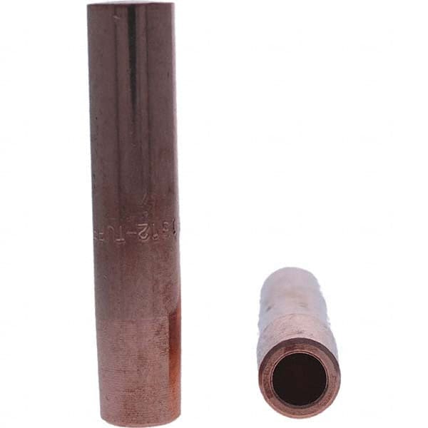 Spot Welder Tips; Tip Type: Straight Tip F Nose (Radius); Material: RWMA Class 1 - C15000; Type: Straight Tip F Nose (Radius)