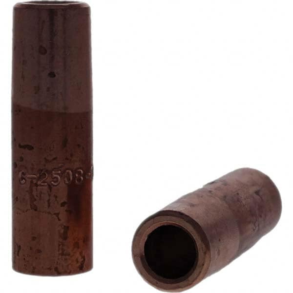 Tuffaloy - Spot Welder Tips For Use With: 7RW Electrode Holder Type: Straight Tip F Nose (Radius) - USA Tool & Supply