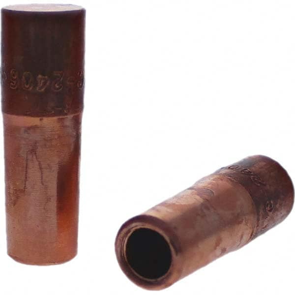 Tuffaloy - Spot Welder Tips For Use With: 4RW Electrode Holder Type: Straight Tip F Nose (Radius) - USA Tool & Supply