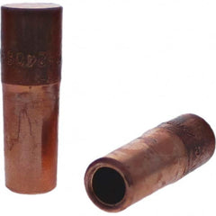 Tuffaloy - Spot Welder Tips For Use With: 4RW Electrode Holder Type: Straight Tip F Nose (Radius) - USA Tool & Supply