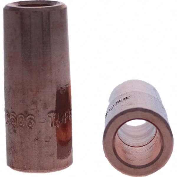 Tuffaloy - Spot Welder Tips For Use With: 5RW Electrode Holder Type: Straight Shank for 5RW Male Cap - USA Tool & Supply