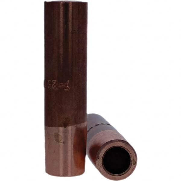 Tuffaloy - Spot Welder Tips For Use With: 5RW Electrode Holder Type: Straight Tip F Nose (Radius) - USA Tool & Supply