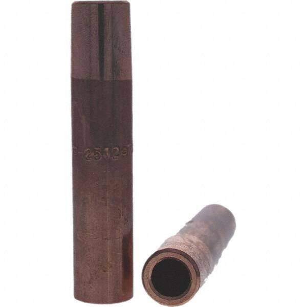 Tuffaloy - Spot Welder Tips For Use With: 7RW Electrode Holder Type: Straight Tip F Nose (Radius) - USA Tool & Supply