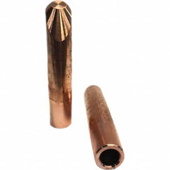 Tuffaloy - Spot Welder Tips For Use With: 5RW Electrode Holder Type: Straight Tip H Nose (Angled Offset) - USA Tool & Supply