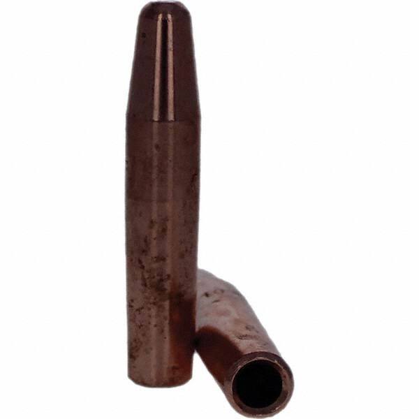 Tuffaloy - Spot Welder Tips For Use With: 4RW Electrode Holder Type: Straight Tip A Nose (Pointed) - USA Tool & Supply
