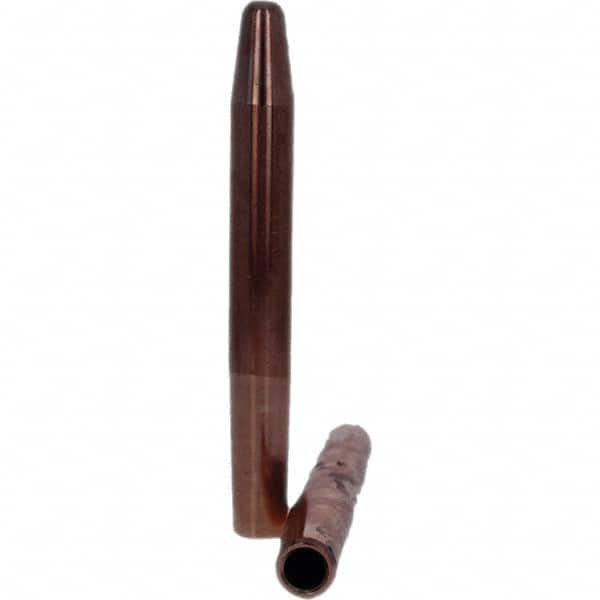 Tuffaloy - Spot Welder Tips For Use With: 4RW Electrode Holder Type: Straight Tip A Nose (Pointed) - USA Tool & Supply