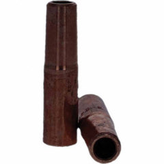 Tuffaloy - Spot Welder Tips For Use With: 4RW Electrode Holder Type: Straight Tip C Nose (Flat) - USA Tool & Supply