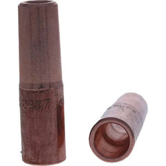 Tuffaloy - Spot Welder Tips For Use With: 4RW Electrode Holder Type: Straight Shank for 4RW Male Cap - USA Tool & Supply