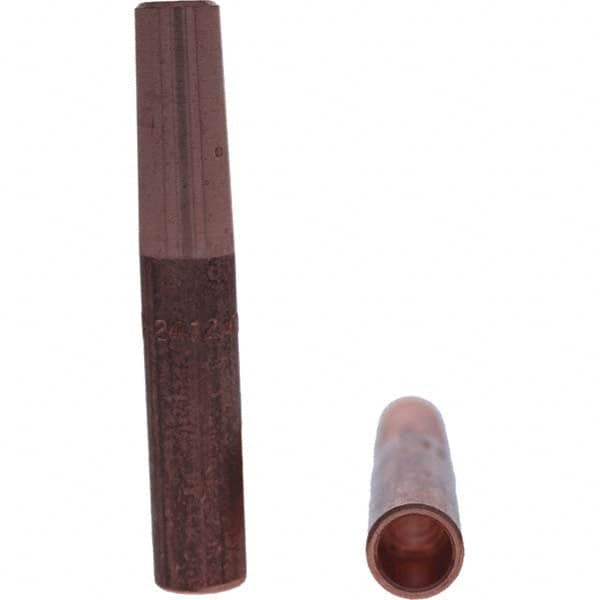 Tuffaloy - Spot Welder Tips For Use With: 4RW Electrode Holder Type: Straight Shank for 4RW Male Cap - USA Tool & Supply