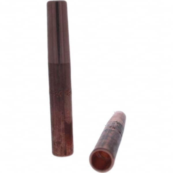 Tuffaloy - Spot Welder Tips For Use With: 4RW Electrode Holder Type: Straight Shank for 4RW Male Cap - USA Tool & Supply