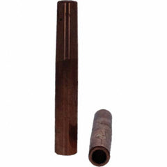 Tuffaloy - Spot Welder Tips For Use With: 4RW Electrode Holder Type: Straight Shank for 4RW Male Cap - USA Tool & Supply