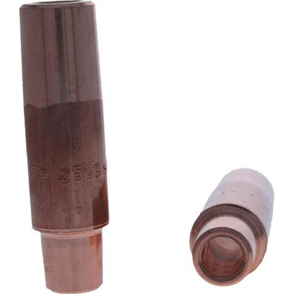 Tuffaloy - Spot Welder Tips For Use With: 5RW Electrode Holder Type: Straight Shank for 5RW Female Cap - USA Tool & Supply