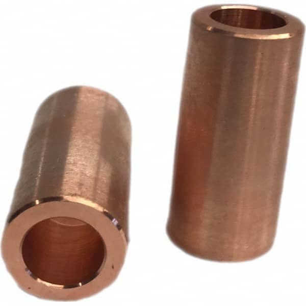 Tuffaloy - Spot Welder Tips For Use With: 6RW Electrode Holder Type: Straight Shank for 6RW Male Cap - USA Tool & Supply