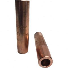 Tuffaloy - Spot Welder Tips For Use With: 6RW Electrode Holder Type: Straight Shank for 6RW Male Cap - USA Tool & Supply