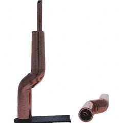Tuffaloy - Spot Welder Tips For Use With: 4RW Electrode Holder Type: Bent Shank for 4RW Male Cap - USA Tool & Supply