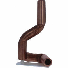 Tuffaloy - Spot Welder Tips For Use With: 4RW Electrode Holder Type: Bent Shank for 4RW Male Cap - USA Tool & Supply